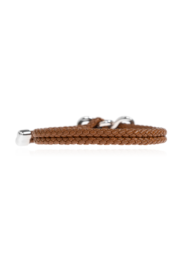 Bottega Veneta Pulsera de cuero