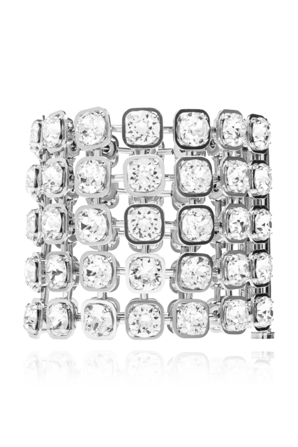 Balenciaga Pulsera con cristales brillantes