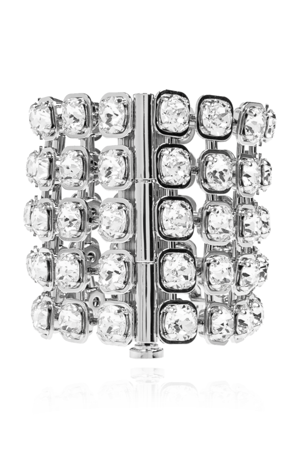 Balenciaga Pulsera con cristales brillantes