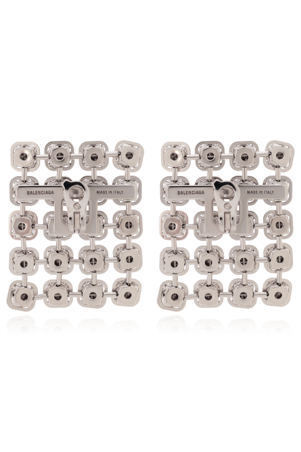 Balenciaga Earrings with shimmering crystals