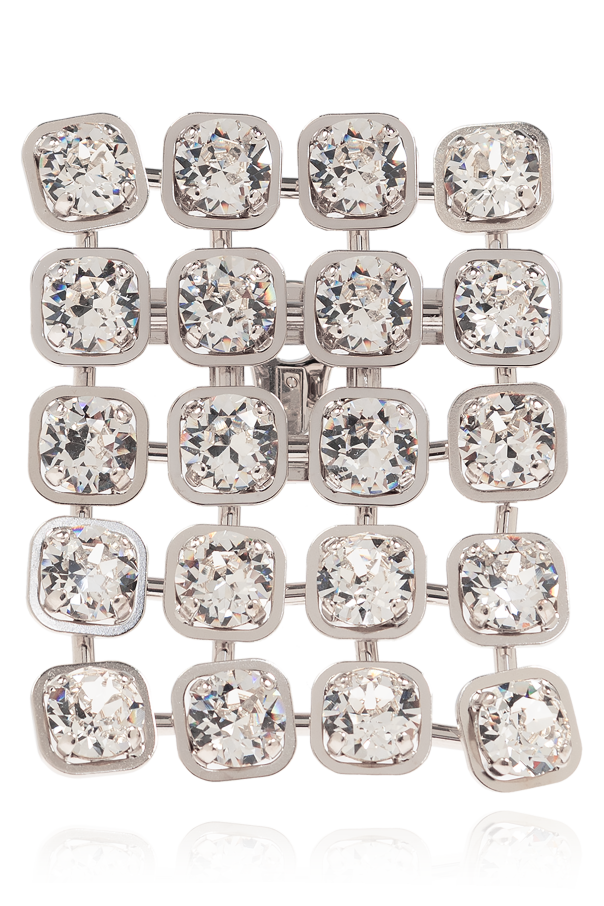 Balenciaga Earrings with shimmering crystals