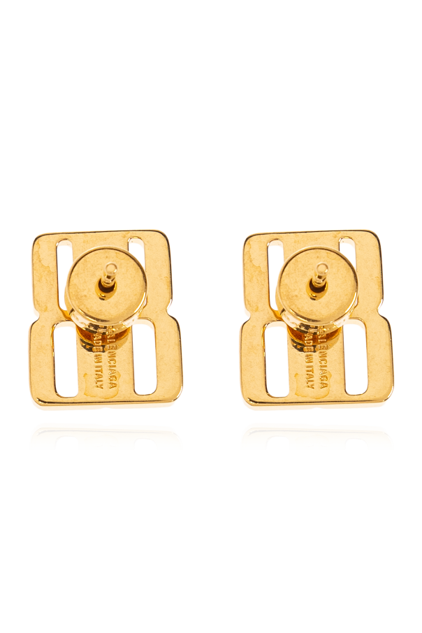 Balenciaga Pendientes con logotipo