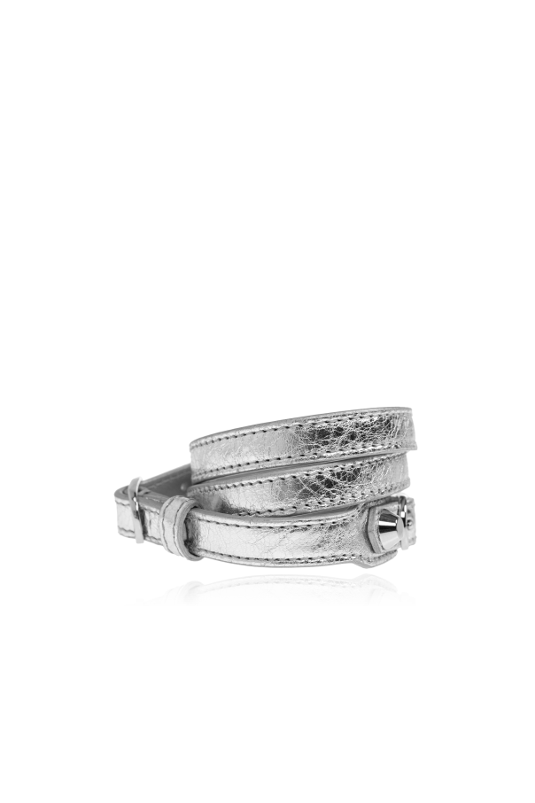 Balenciaga Pulsera de cuero