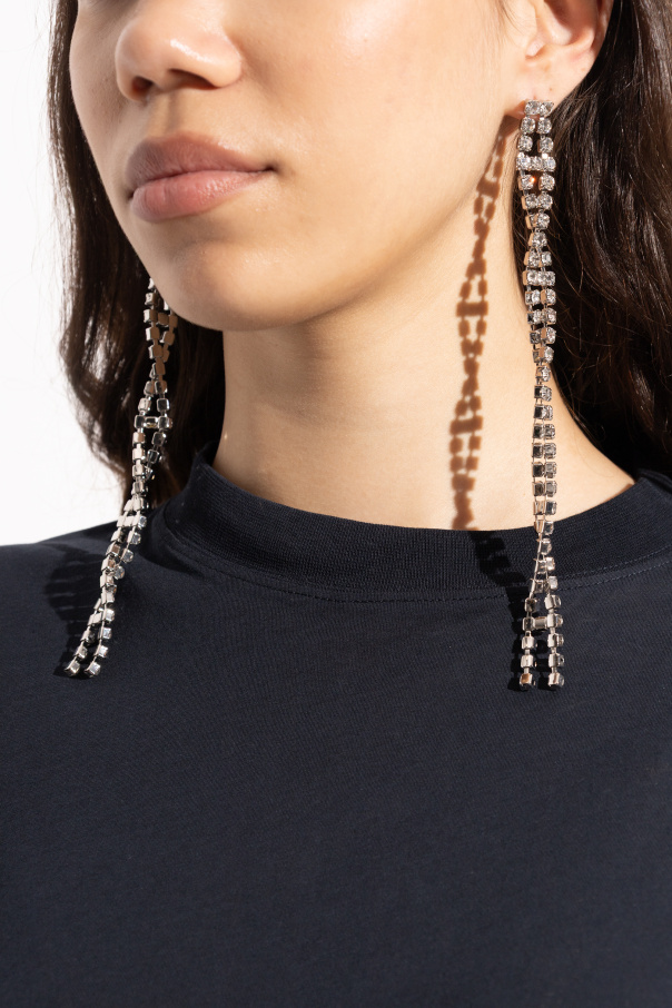 Balenciaga Pendientes con cristales brillantes