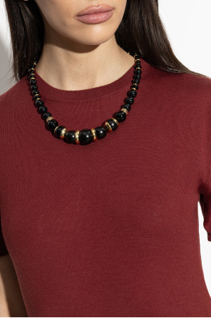 Mosiężny naszyjnik od Saint Laurent