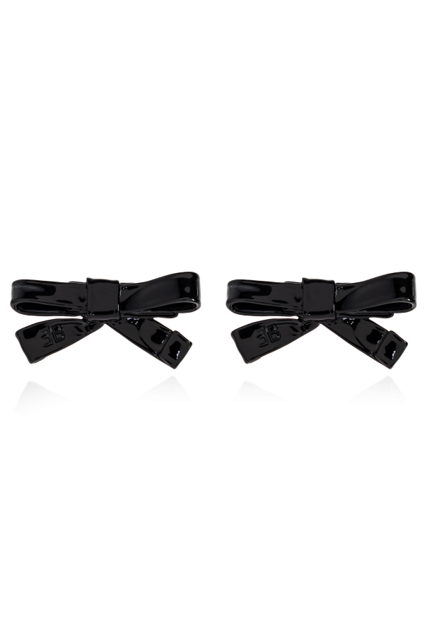 Bow-shaped earrings od Balenciaga