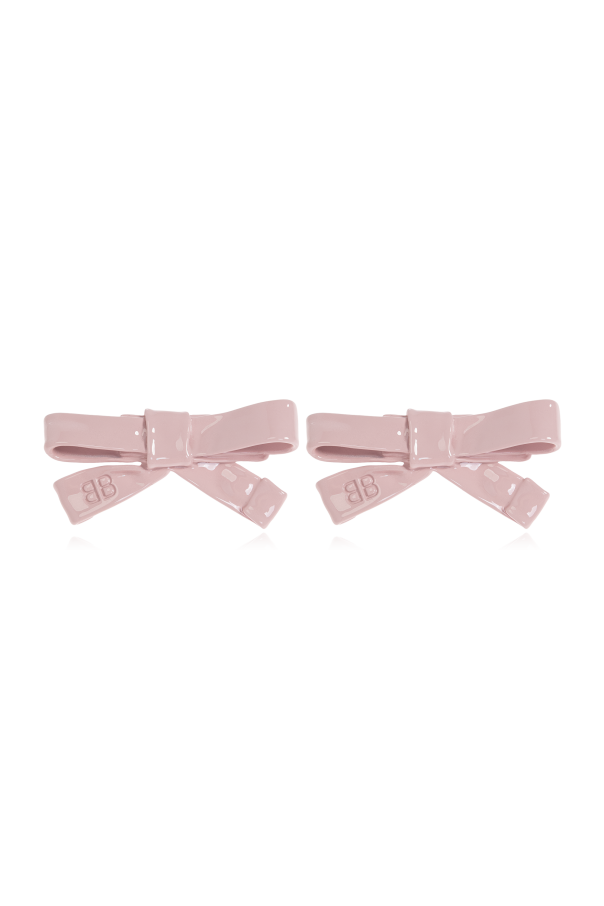 Bow-shaped earrings od Balenciaga