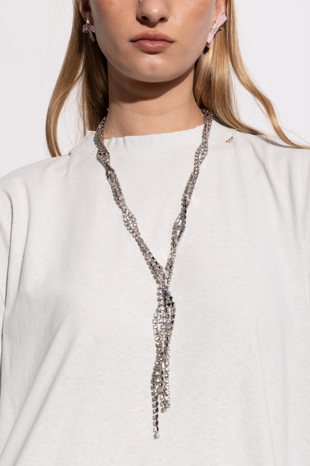 Balenciaga Collar con cristales brillantes