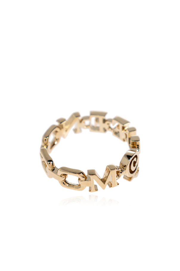 Ring with logo od Alexander McQueen