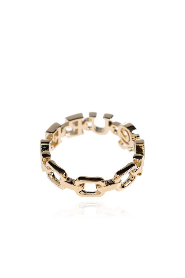 Alexander McQueen Anillo con logo