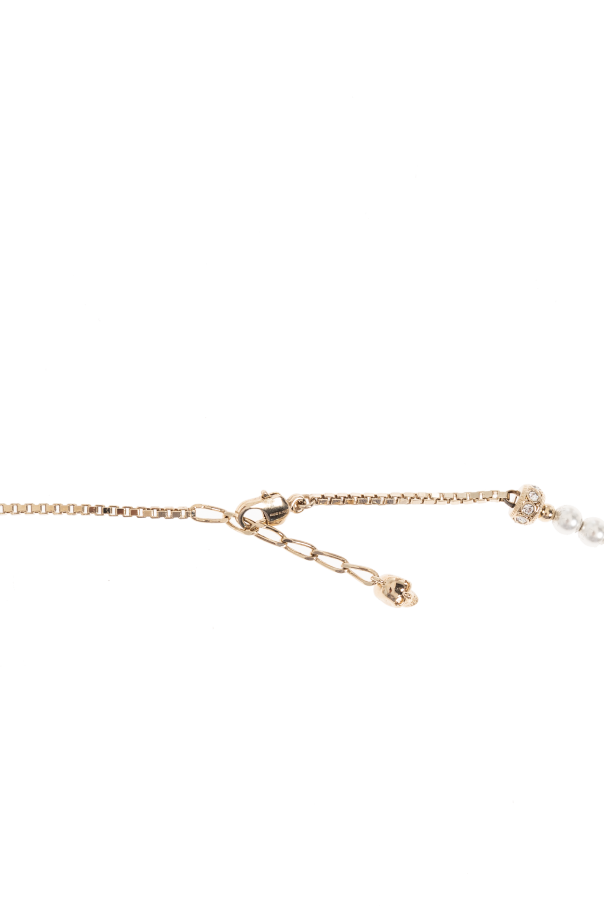 Alexander McQueen Collar con cristales brillantes