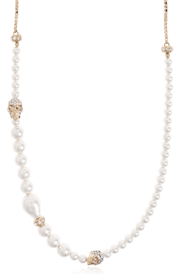 Alexander McQueen Collar con cristales brillantes