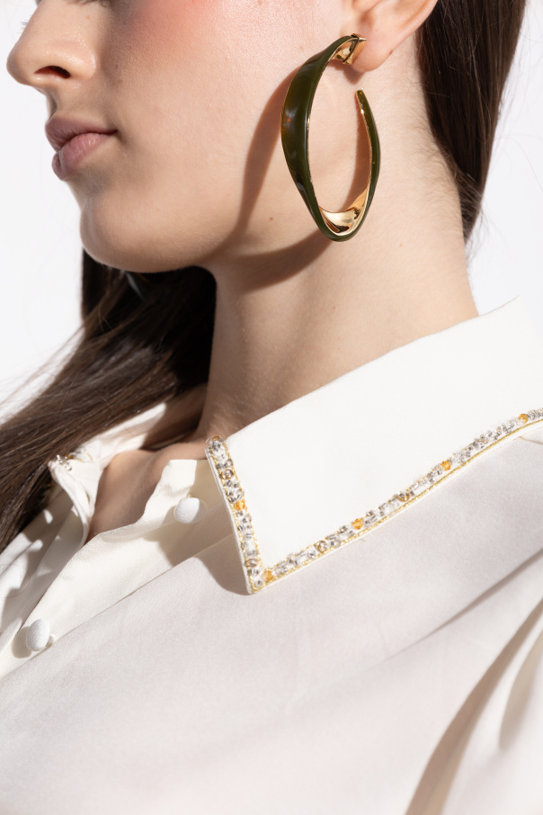 Saint Laurent Pendientes de latón