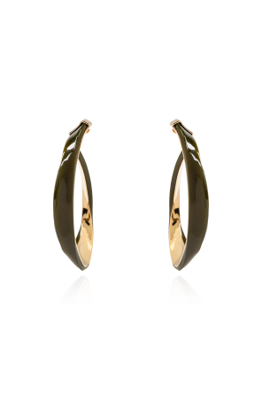 Mosiężne kolczyki od Saint Laurent