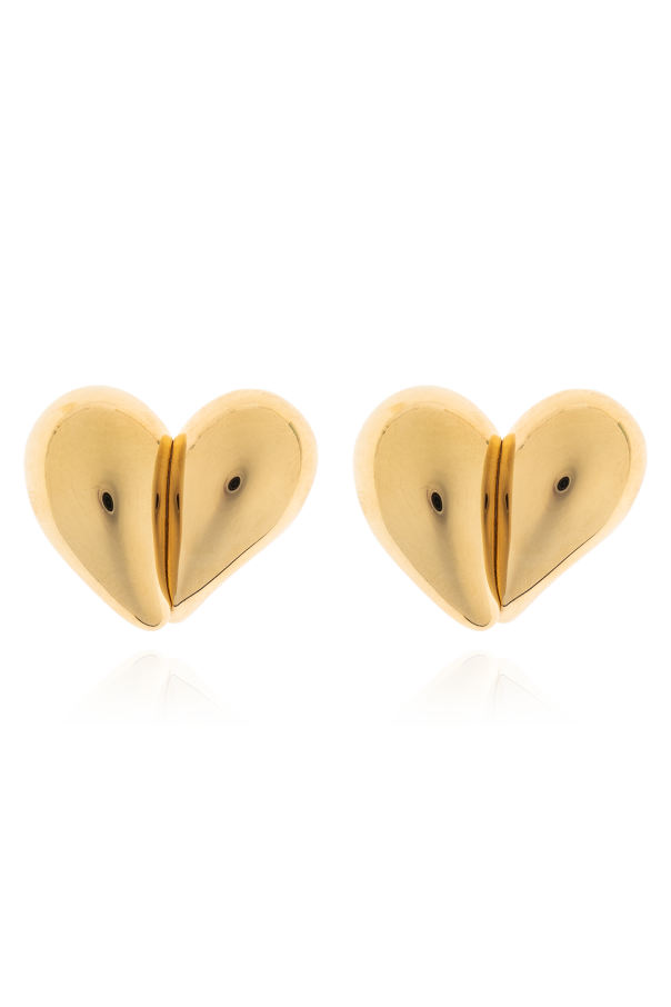 Silver earrings od Bottega Veneta