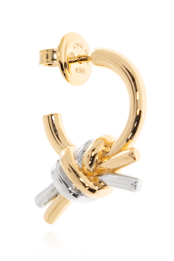 Bottega Veneta Silberne Ohrringe