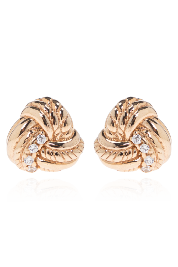 Earrings with cubic zirconia od Bottega Veneta