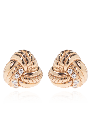 Earrings with cubic zirconia