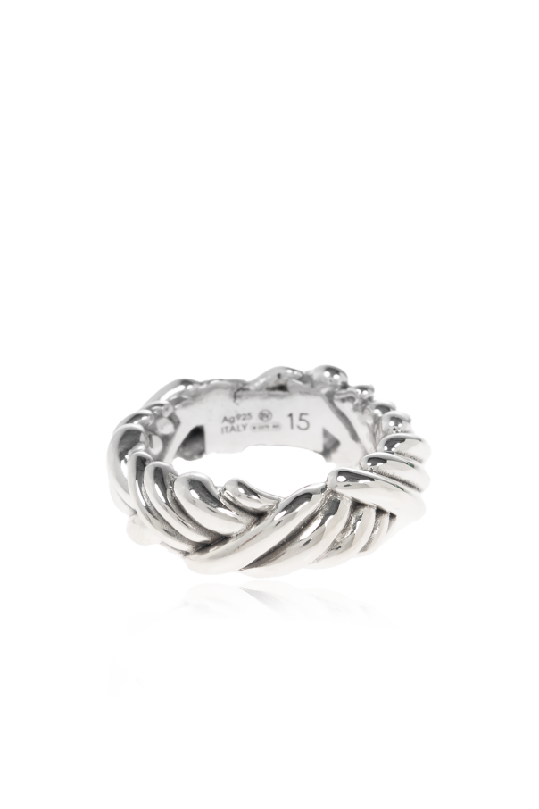Silver ring od Bottega Veneta