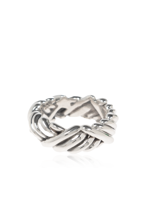 Bottega Veneta Anillo de plata