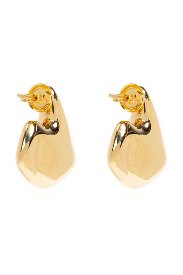 Bottega Veneta Geometric fin-shaped earrings