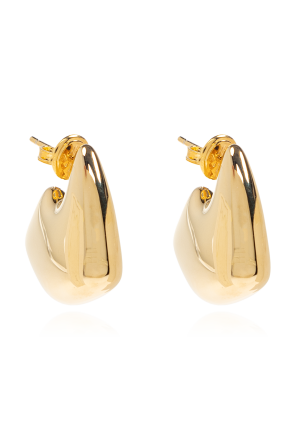Geometric fin-shaped earrings