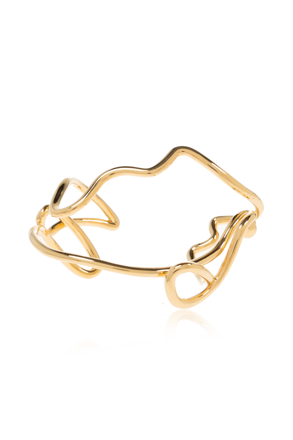 Silver bracelet od Bottega Veneta