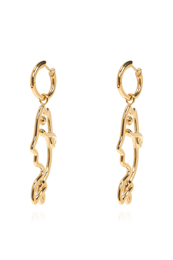 Bottega Veneta Pendientes con forma de pez