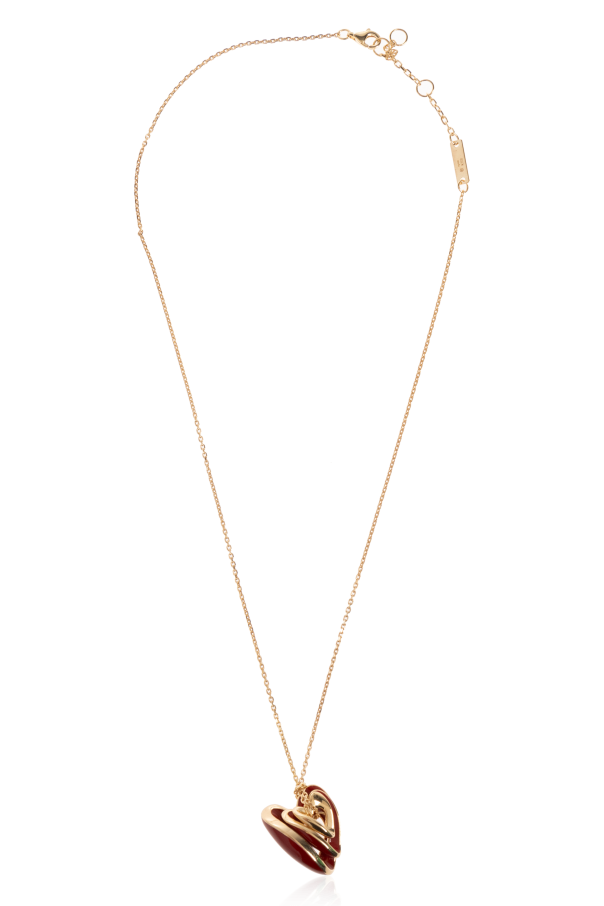 Bottega Veneta Collar con motivo de corazón