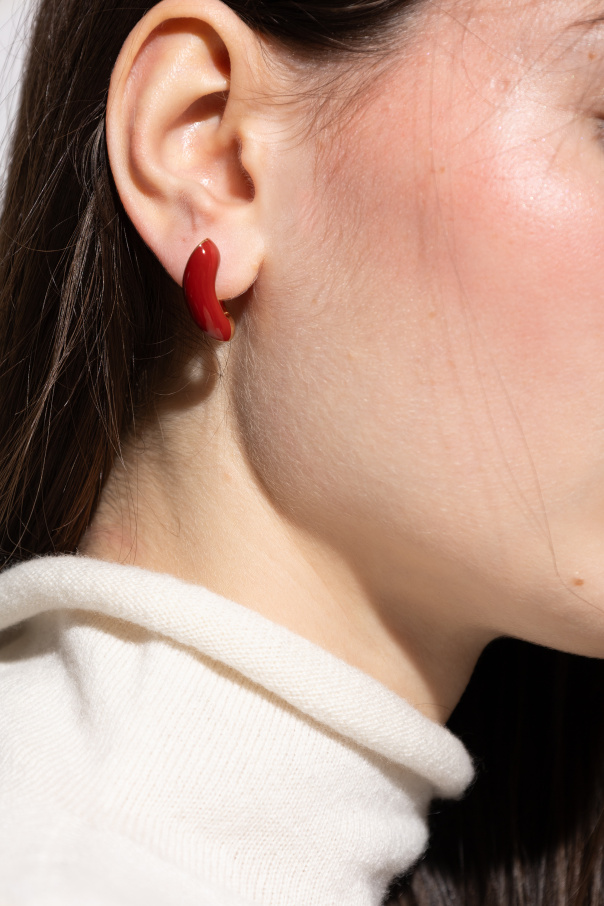 Bottega Veneta Silberne Ohrringe