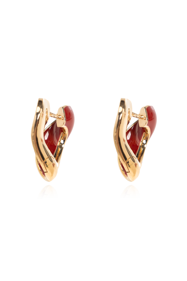 Bottega Veneta Silberne Ohrringe