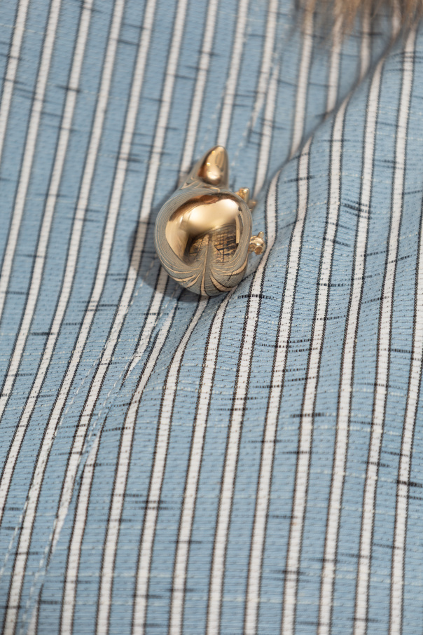 Bottega Veneta Silberne Brosche