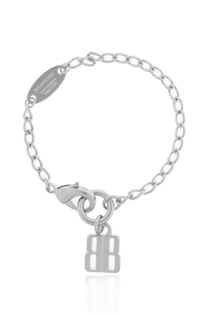 Bracelet with a logo-shaped pendant