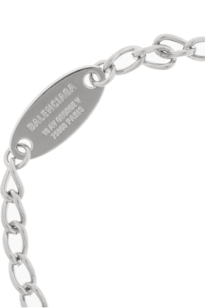 Balenciaga Pulsera con colgante en forma de logo