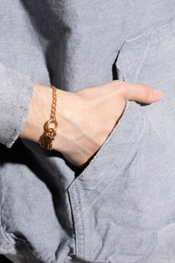 Balenciaga Pulsera con colgante en forma de logo