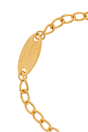 Balenciaga Pulsera con colgante en forma de logo