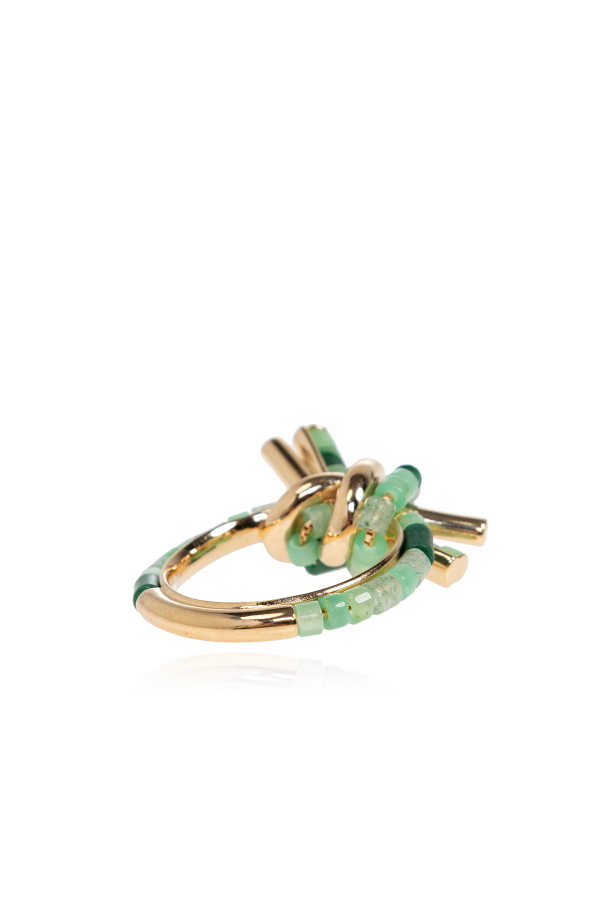 Ring with stones od Bottega Veneta