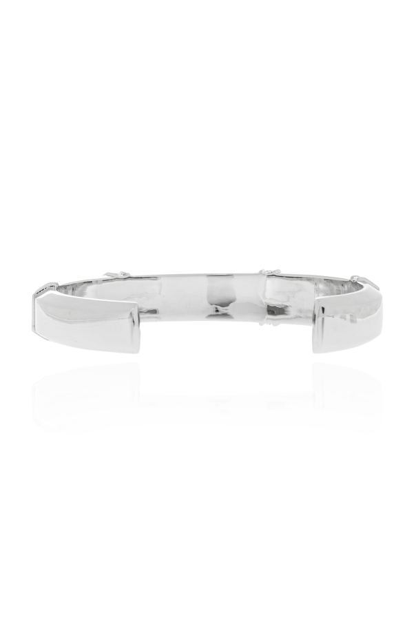 Alexander McQueen Pulsera con cristales brillantes