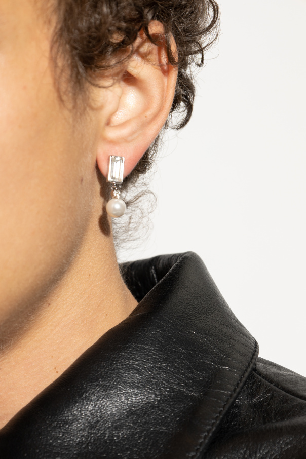 Alexander McQueen Single pearl earring