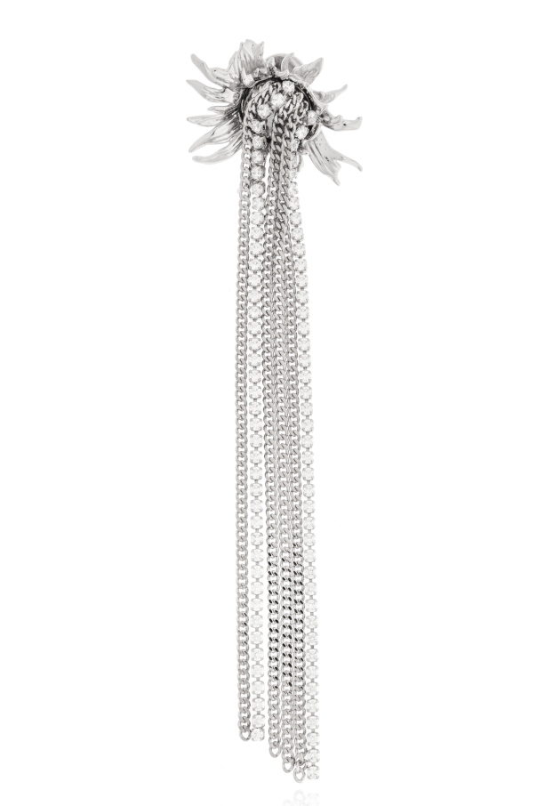 Alexander McQueen Pendientes con cristales relucientes