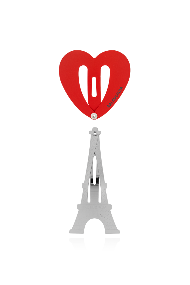 Set of two hair clips od Balenciaga