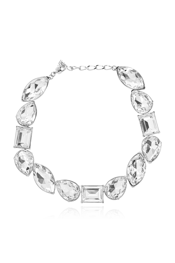 Short necklace with shimmering crystals od Alexander McQueen
