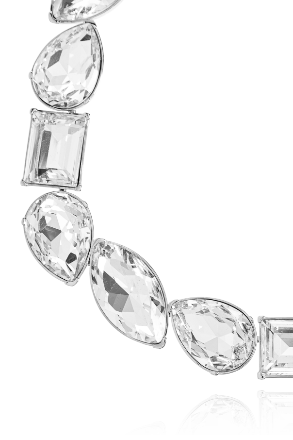 Alexander McQueen Short necklace with shimmering crystals