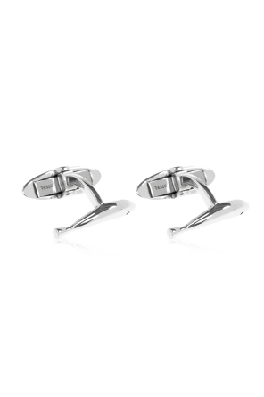 Silver cufflinks
