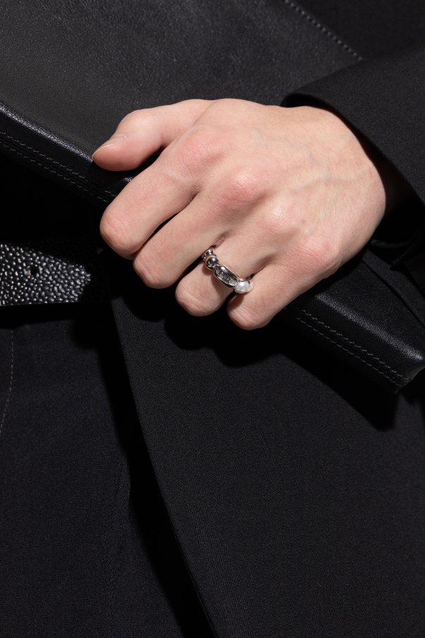 Alexander McQueen Anillo de latón