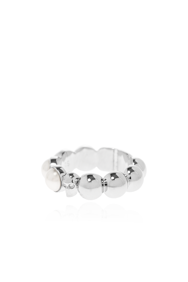 Alexander McQueen Anillo de latón
