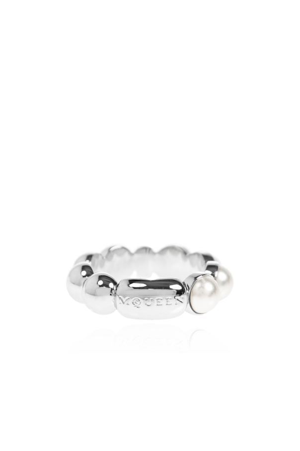 Alexander McQueen Anillo de latón