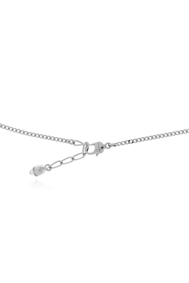 Alexander McQueen Messing Halskette