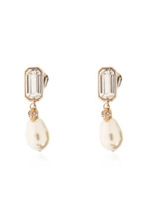 Brincos de latão od Alexander McQueen