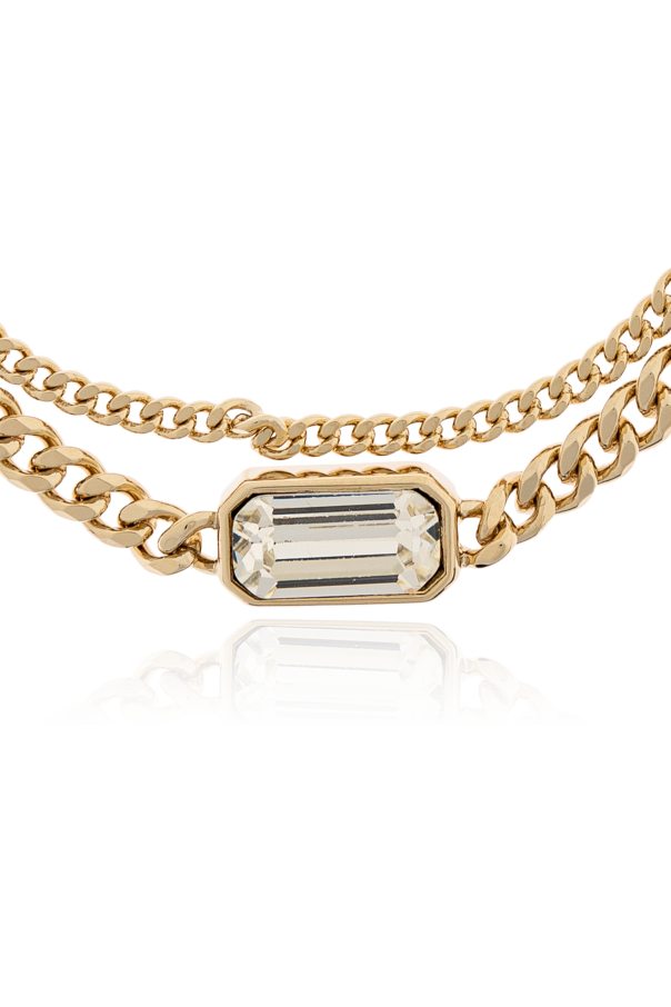 Alexander McQueen Mosiężna bransoleta